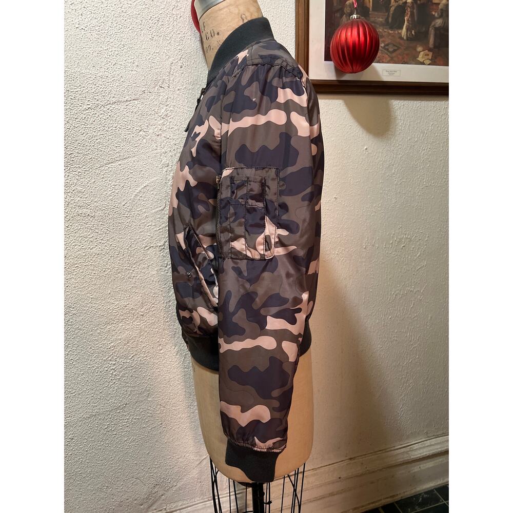 Women’s Gap Camo Bomber Jacket Size S - Picture 10 of 10